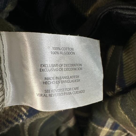 Orvis Big Bear Heavyweight Double Brushed Flannel Button Up Shirt Mens XXL Plaid - Picture 8 of 9